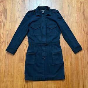Isabel Marant dark navy denim dress